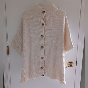Cardigan Poncho Sweater